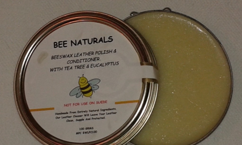 Handmade Natural Beeswax Leather Polish And Conditioner.